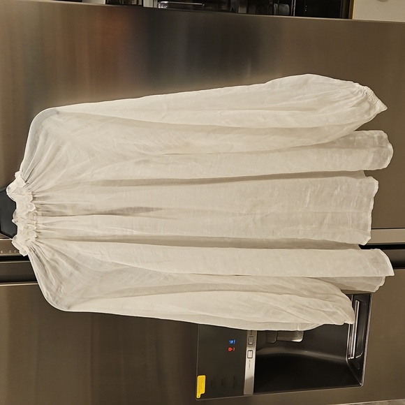 💕ZIMMERMANN💕 Botanica Butterfly Blouse ~ Pearl White 3 = US 10 Large - Picture 12 of 16